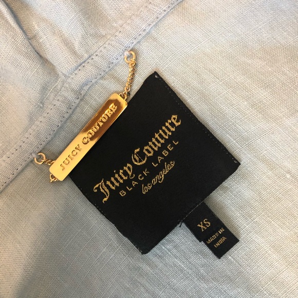 Juicy couture Light blue zip sweater - Picture 2 of 8